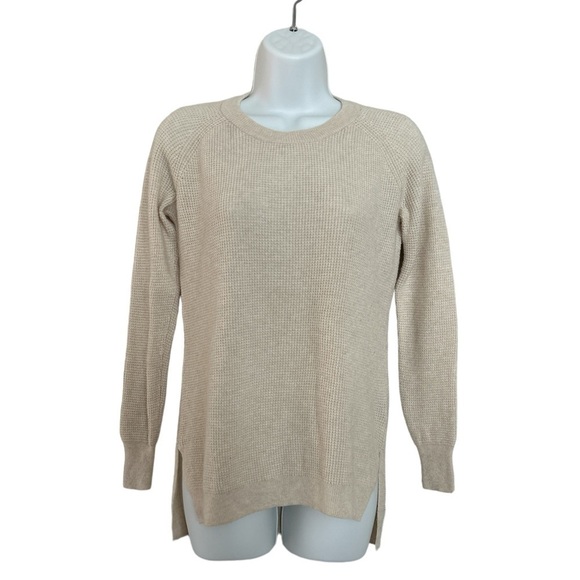 Madewell Wafflestitch Wool Blend Cream Pullover Sweater XXS - Picture 1 of 13